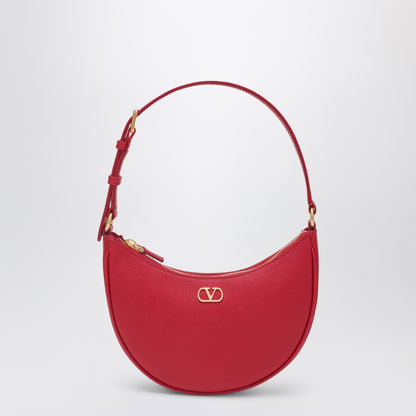 Valentino Garavani Vlogo Signature Mini Hobo Red