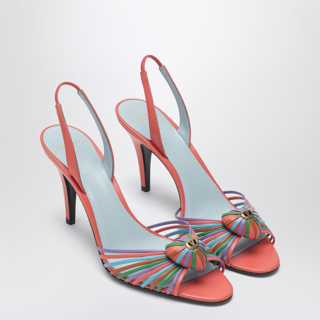 Valentino Garavani Royal Cage Sandals High Heel Red