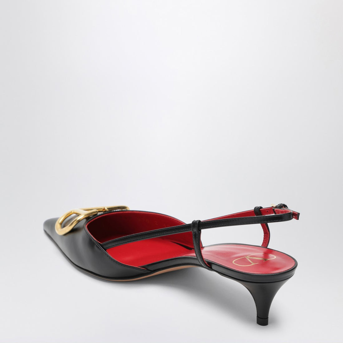 Valentino VLogo Signature Slingback Pumps Black