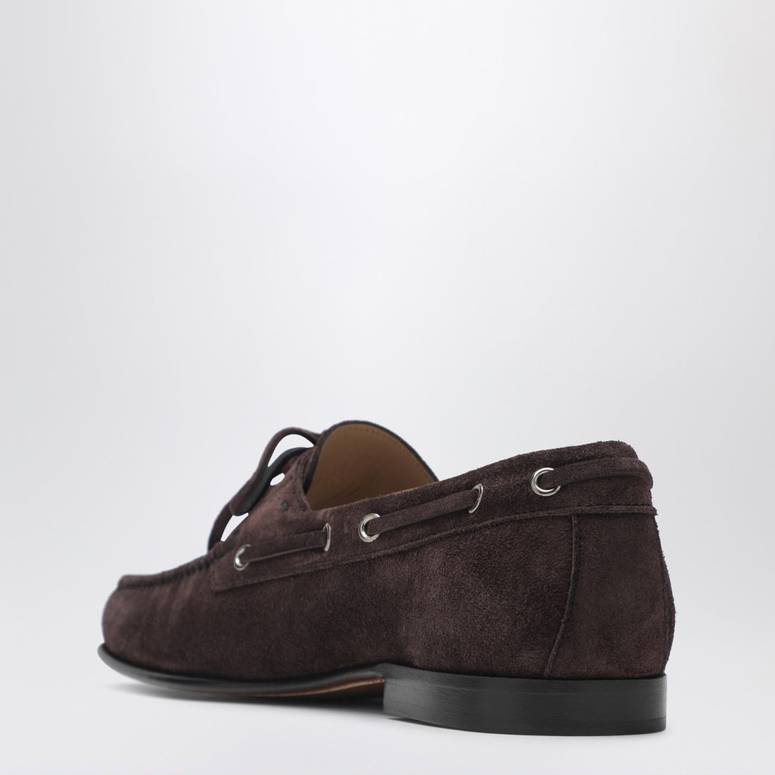 Valentino Garavani Suede Lace-Up Loafers Brown brown