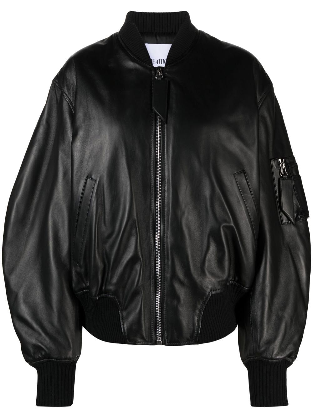 Blouson aviateur en cuir Anja