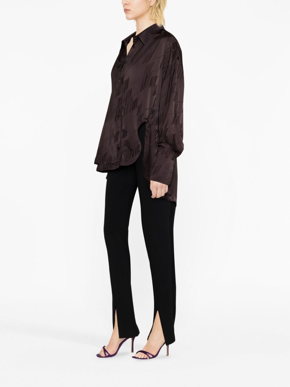 Diana cut-out asymmetric Shirts