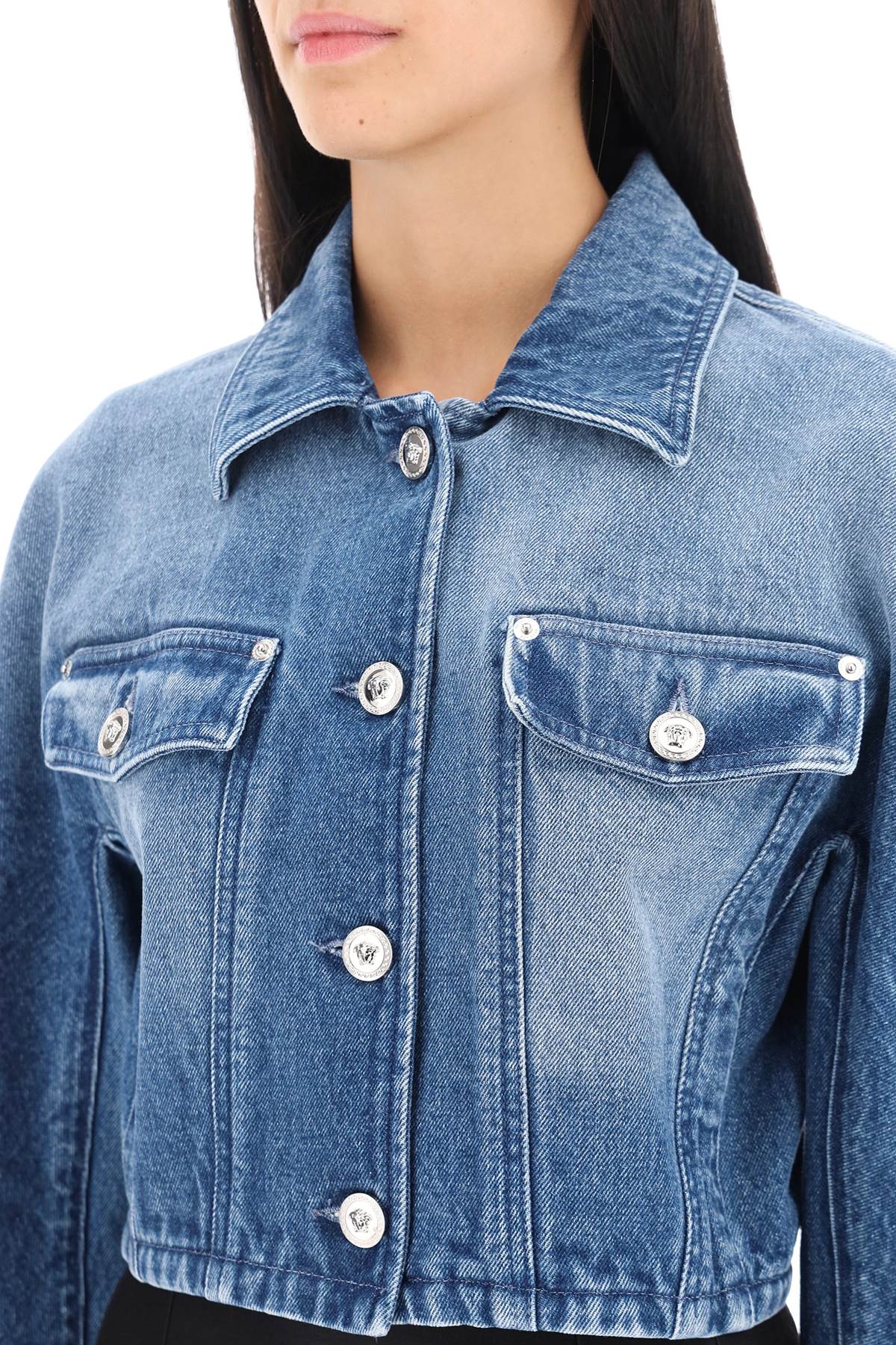 Veste courte en jean