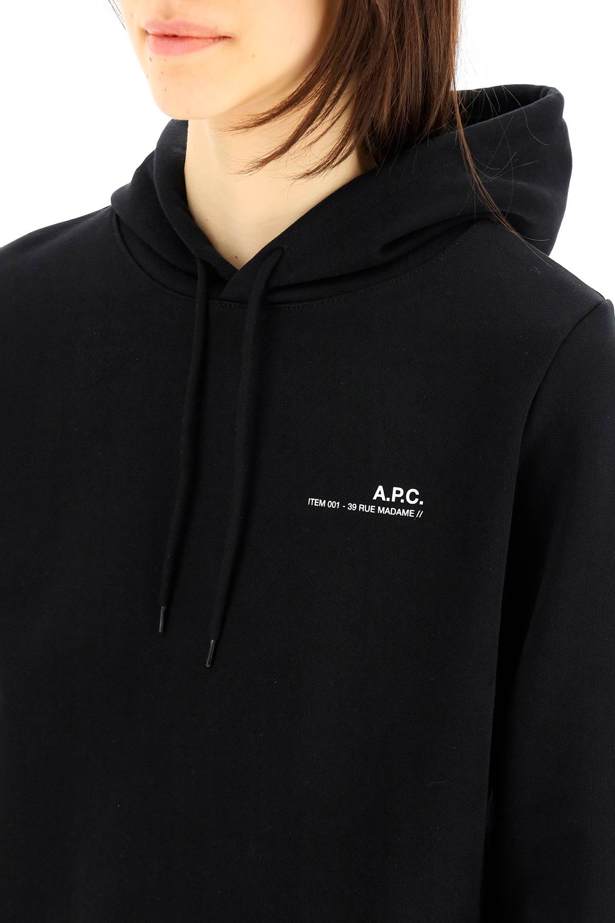 Hoodie with logo print