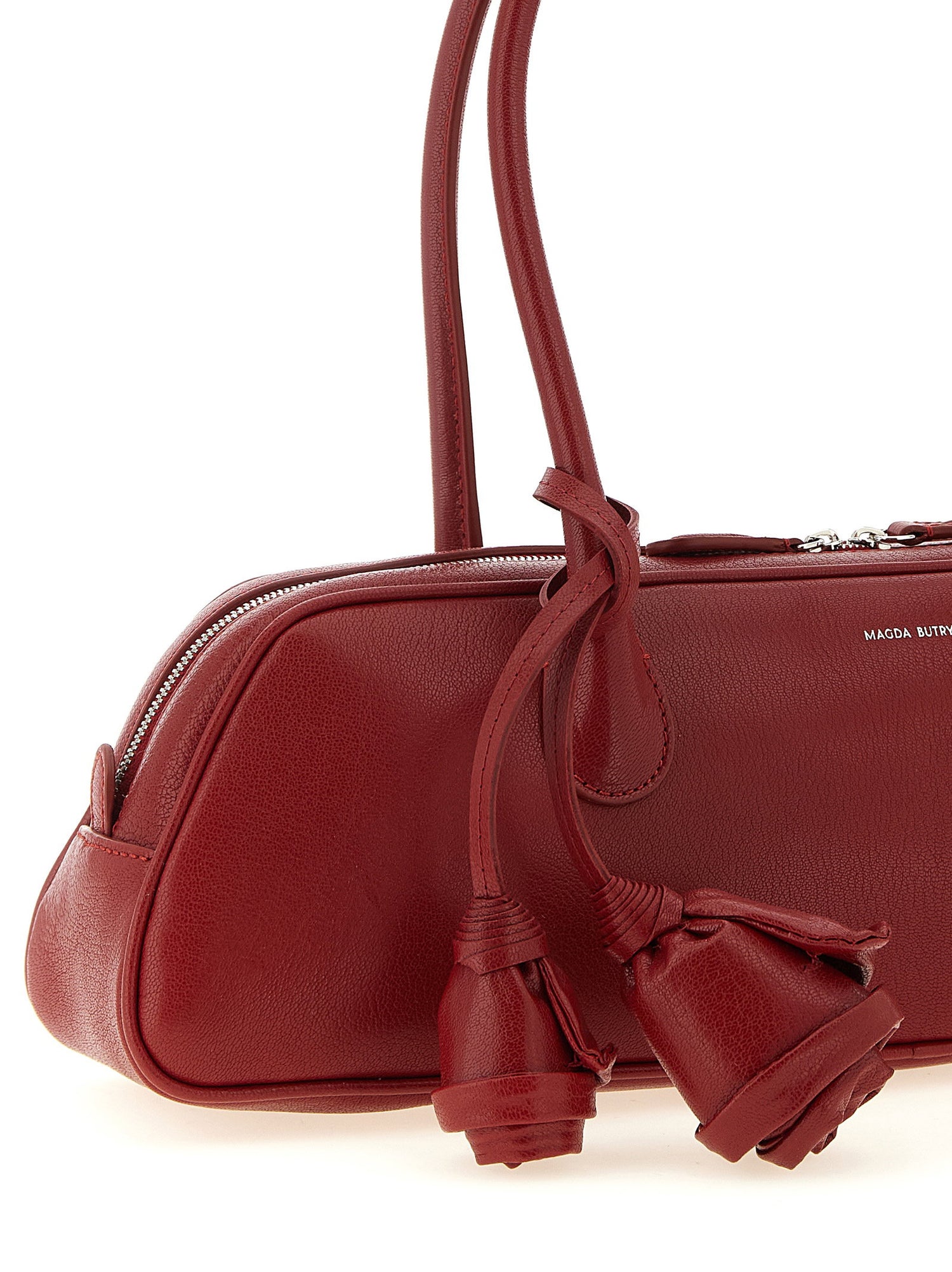 Magda Butrym Brigitte Trapeze Handbag Red