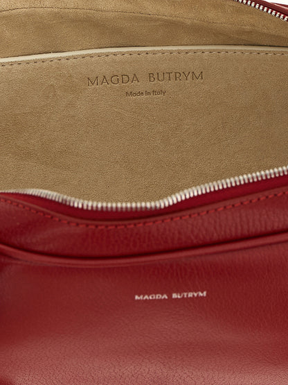 Magda Butrym Brigitte Trapeze Handbag Red