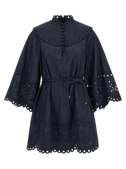 Zimmermann Mahon Dress Blue