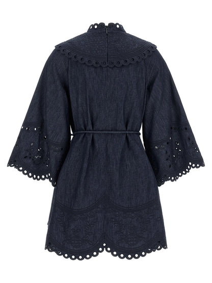 Zimmermann Mahon Dress Blue