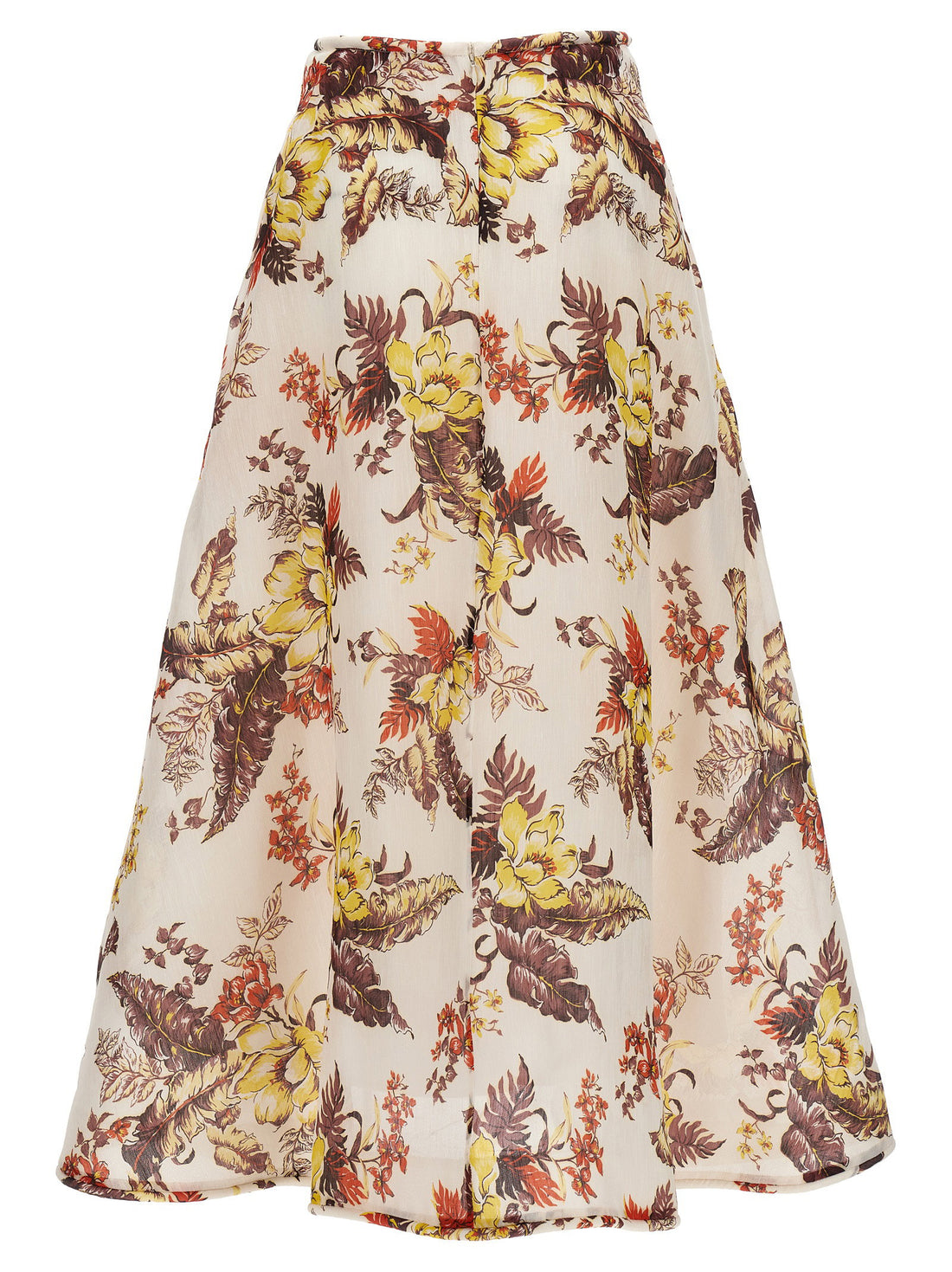Zimmermann Matchmaker Floral Flare Skirt Multicolor