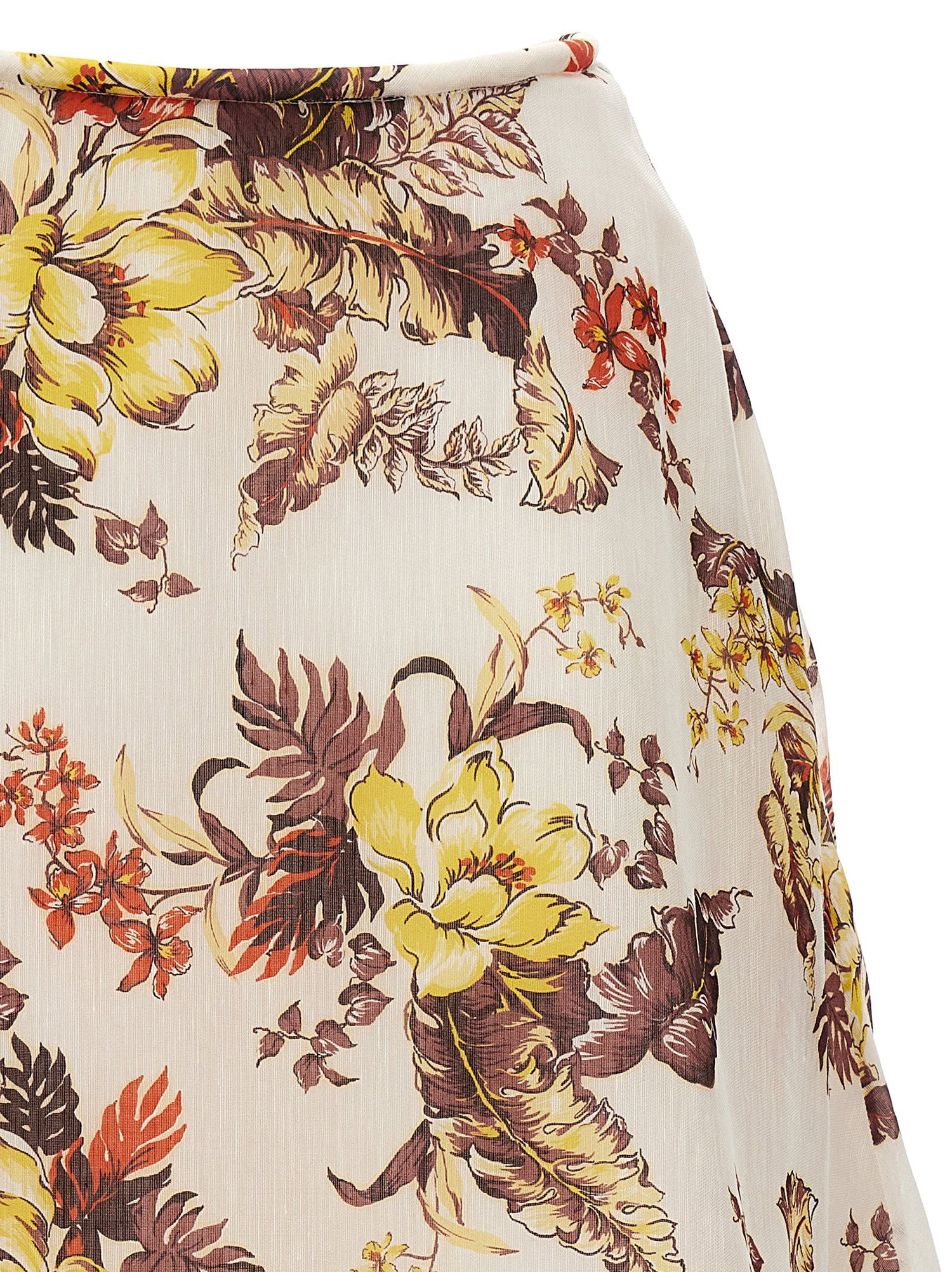 Zimmermann Matchmaker Floral Flare Skirt Multicolor