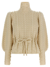 Zimmermann Vailant Wool Bauble Sweater White