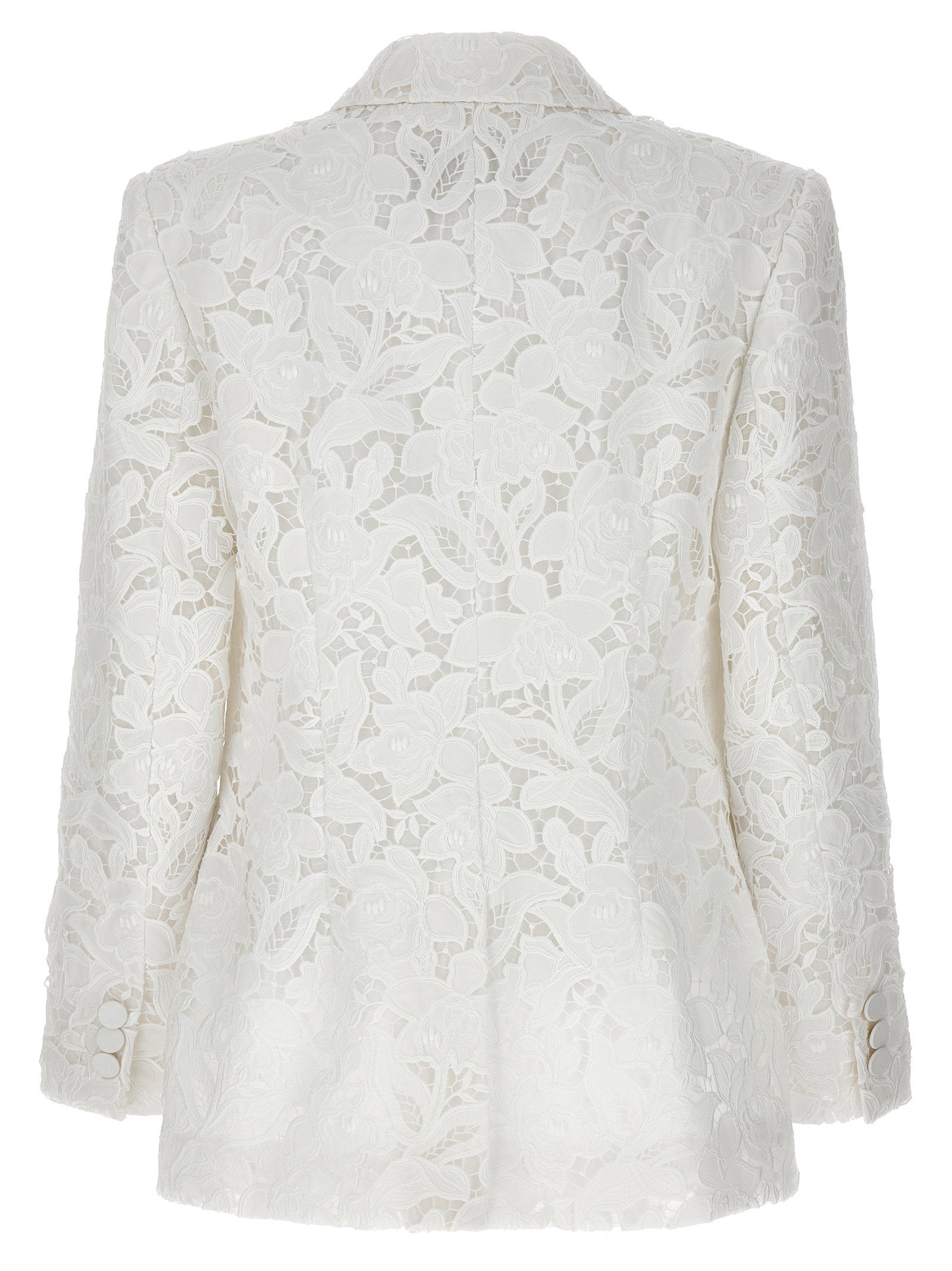 Zimmermann Natura Lace Blazer White