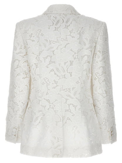 Zimmermann Natura Lace Blazer White
