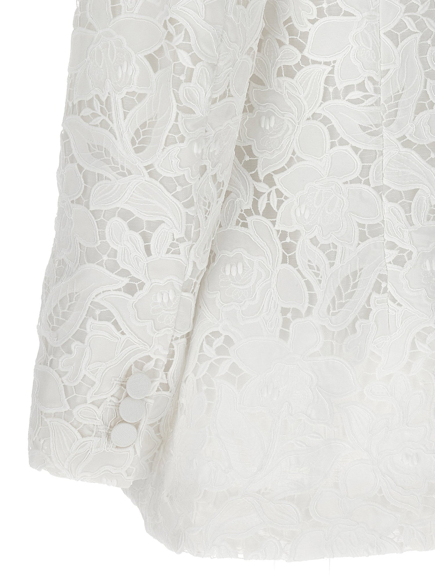 Zimmermann Natura Lace Blazer White