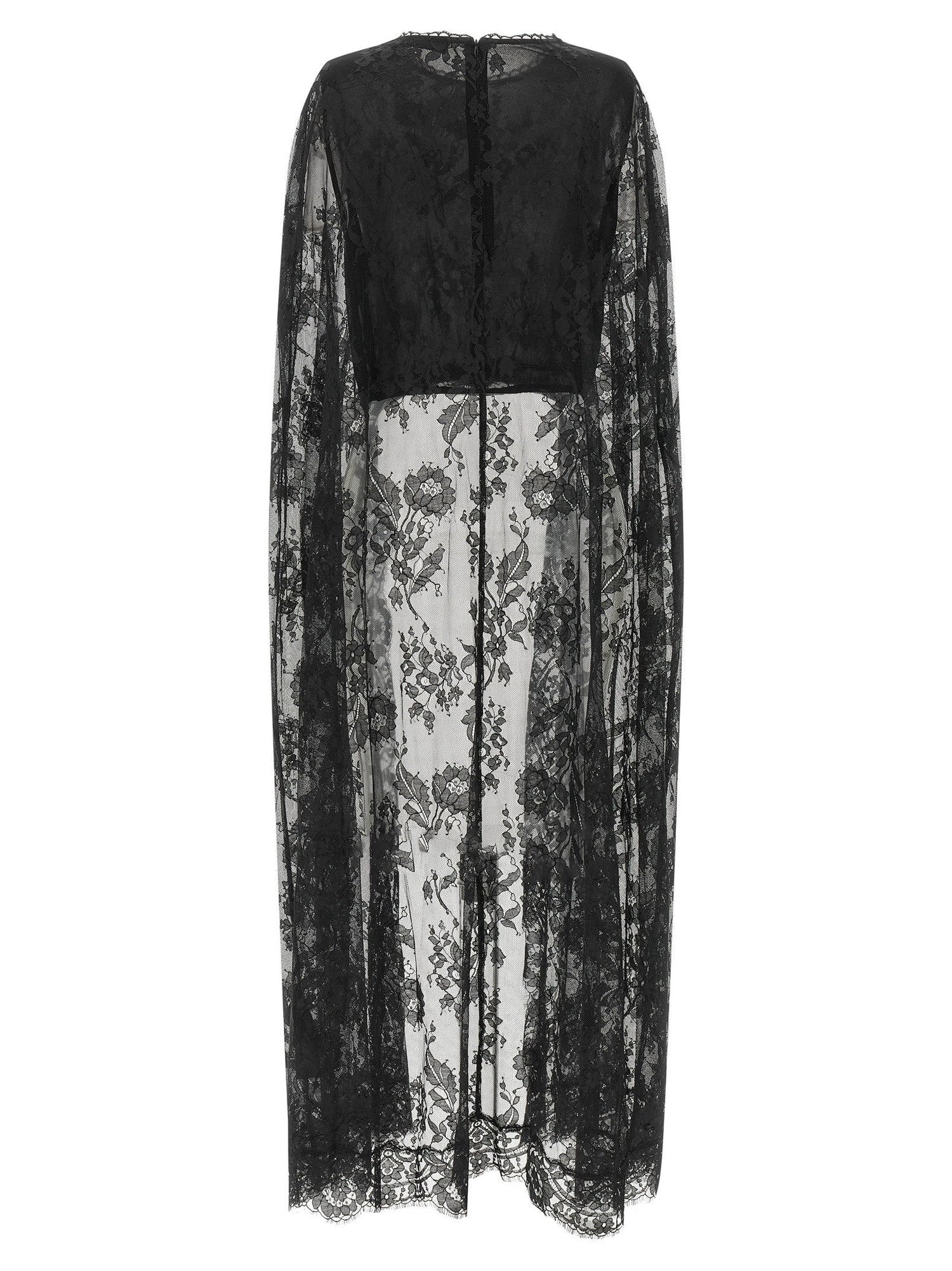 Zimmermann Valiant Lace Caped Top Top Black  