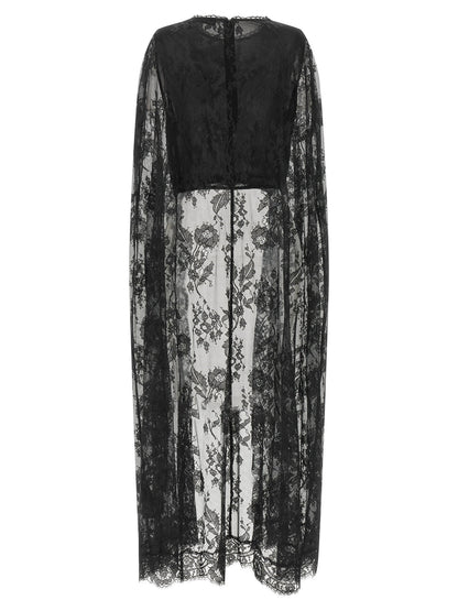 Zimmermann Valiant Lace Caped Top Top Black  