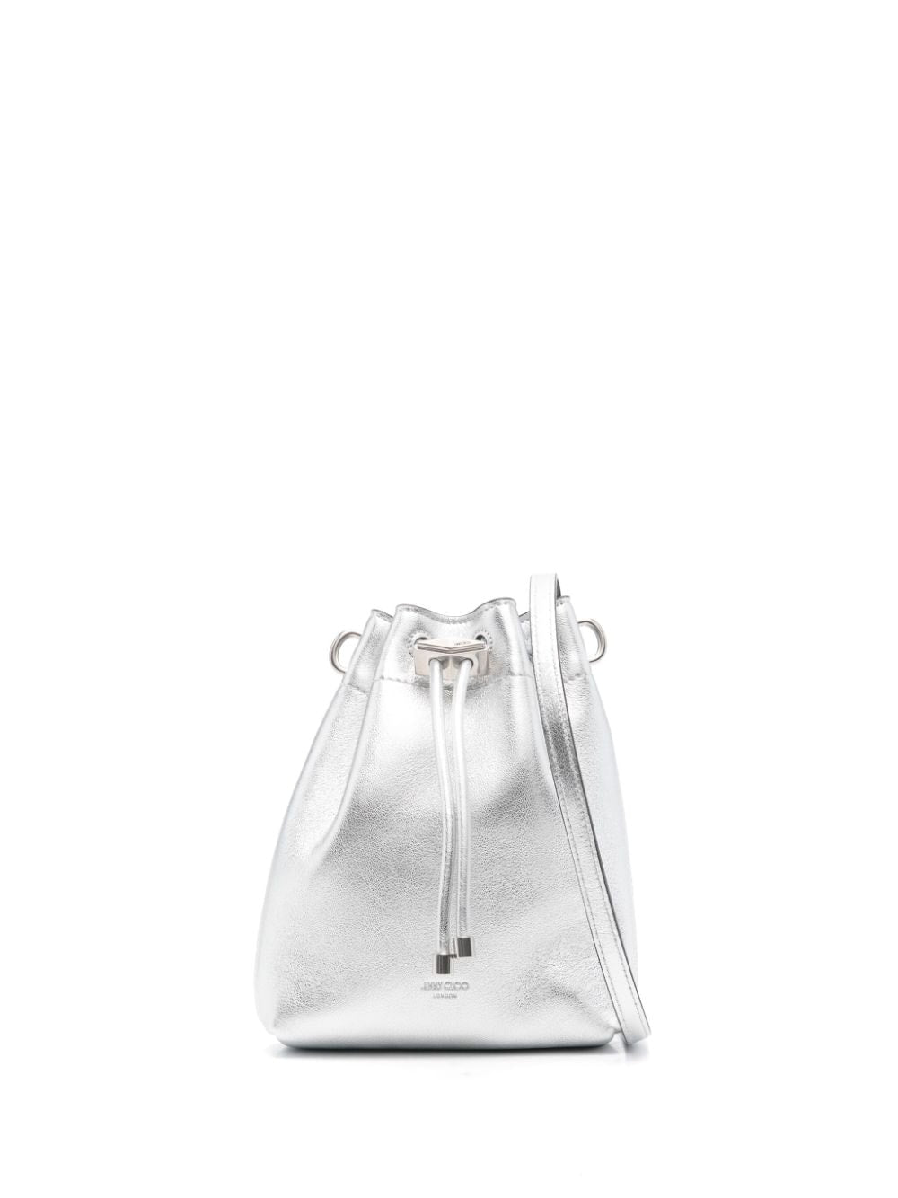 Silver Mini Bucket Bag