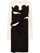 Maison Margiela Ruched Panelled Mid-Length Jersey Dress White White