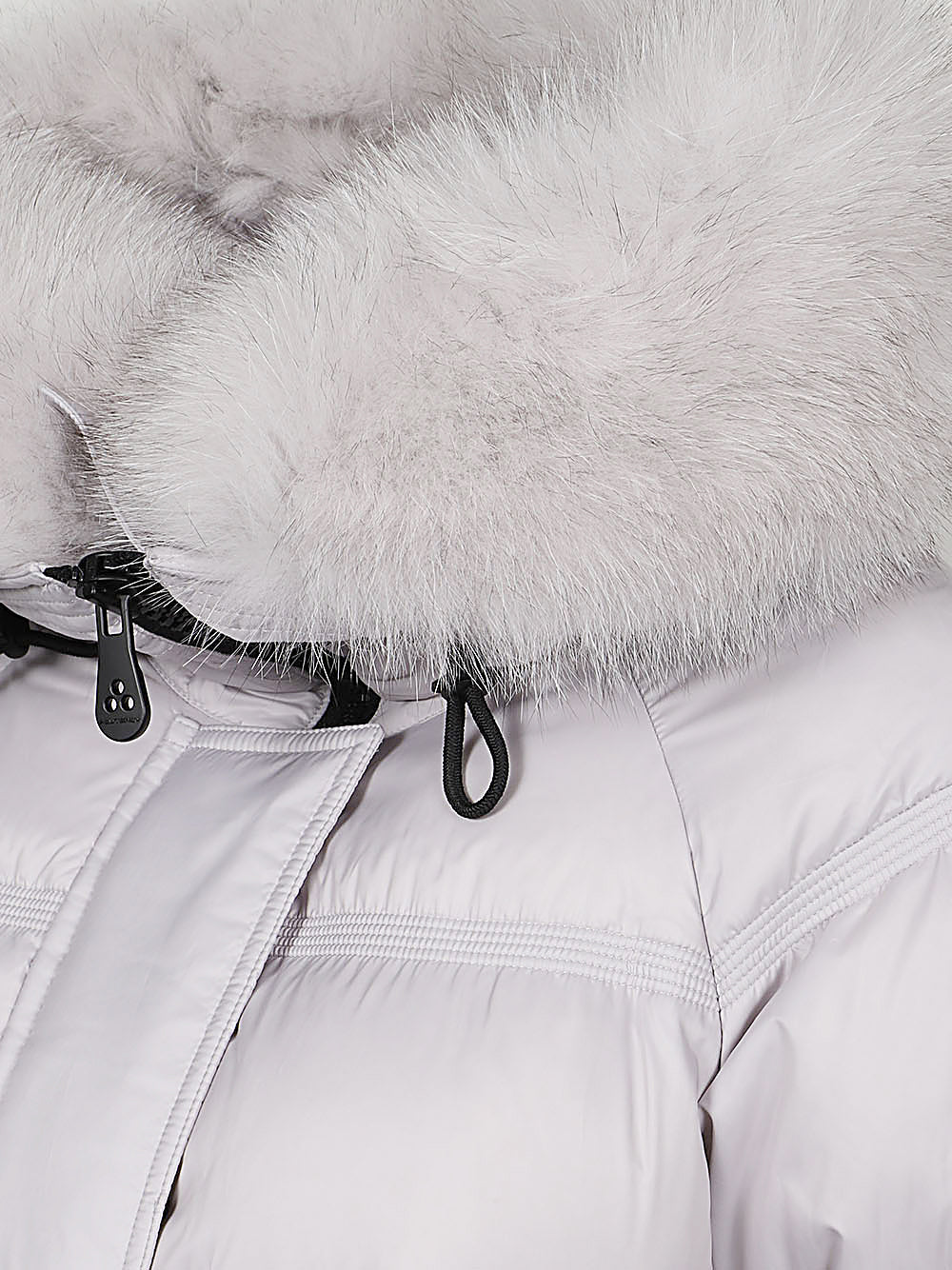 Puffer Jacket With Fur-Trimmed Hood