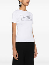 MM6 Maison Margiela Numeric Print T-shirts White