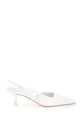 3JUIN Slingback Patent Leather Décolleté White