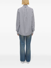 Marc Jacobs Vertical Stripe Cotton Shirt Black