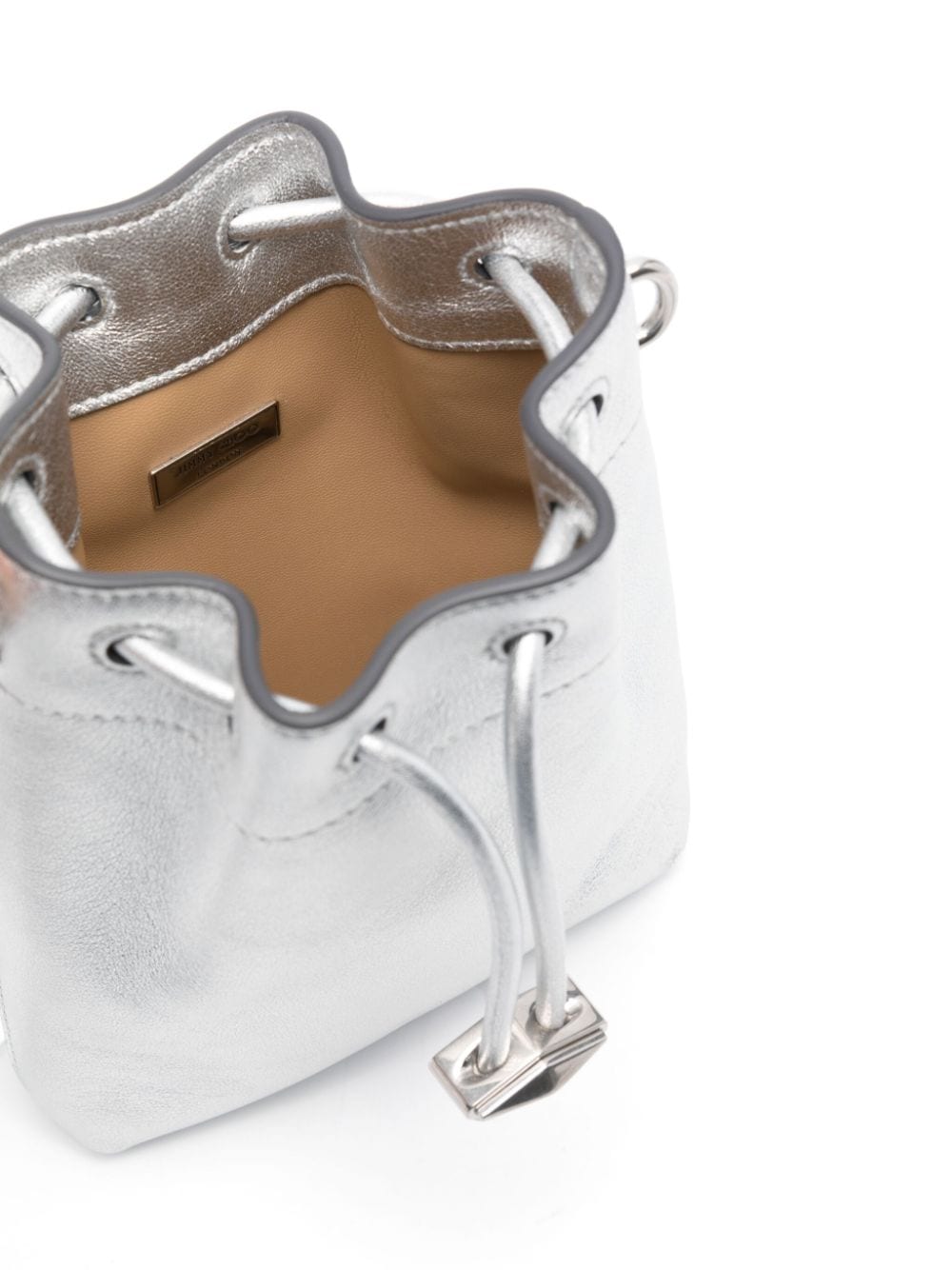 Silver Mini Bucket Bag