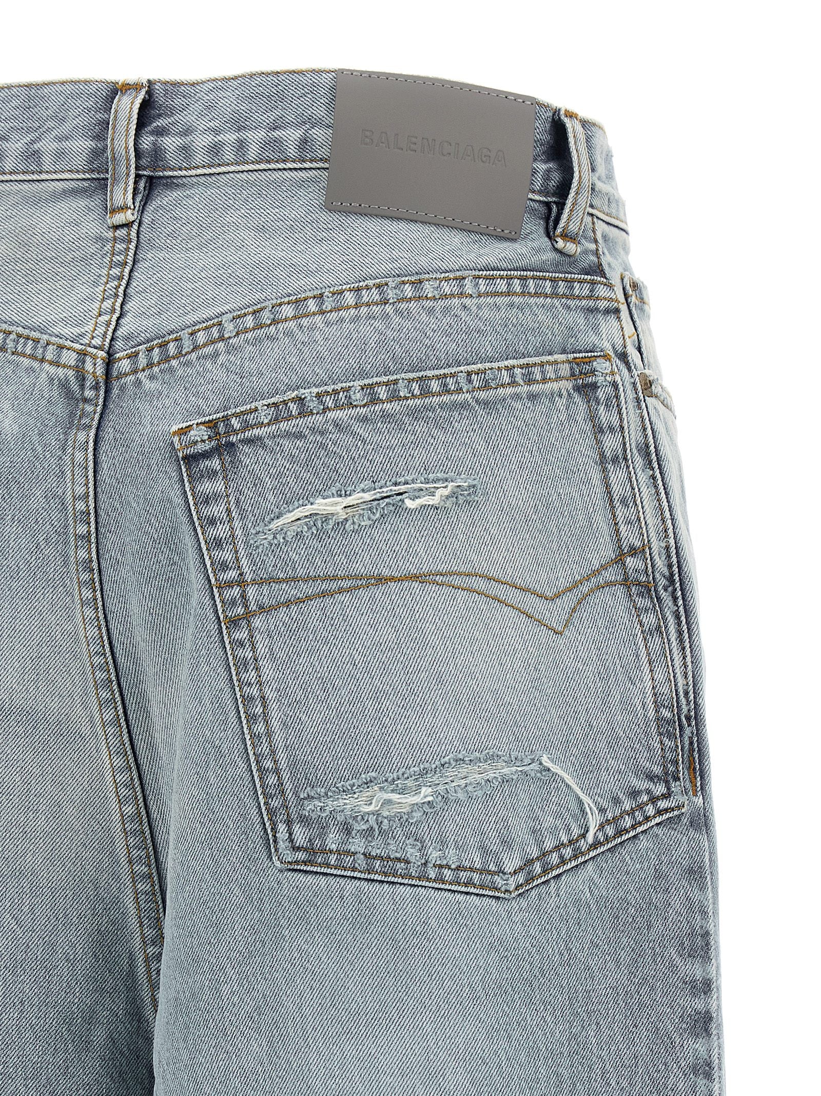 Balenciaga Baggy Jeans Light Blue