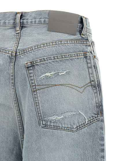 Balenciaga Baggy Jeans Light Blue