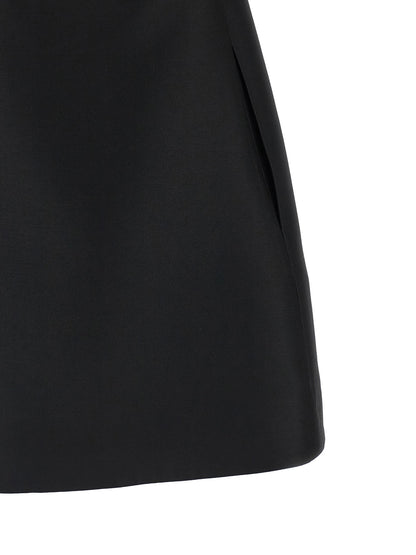Balenciaga Chemisier Ibrido Dress White/Black