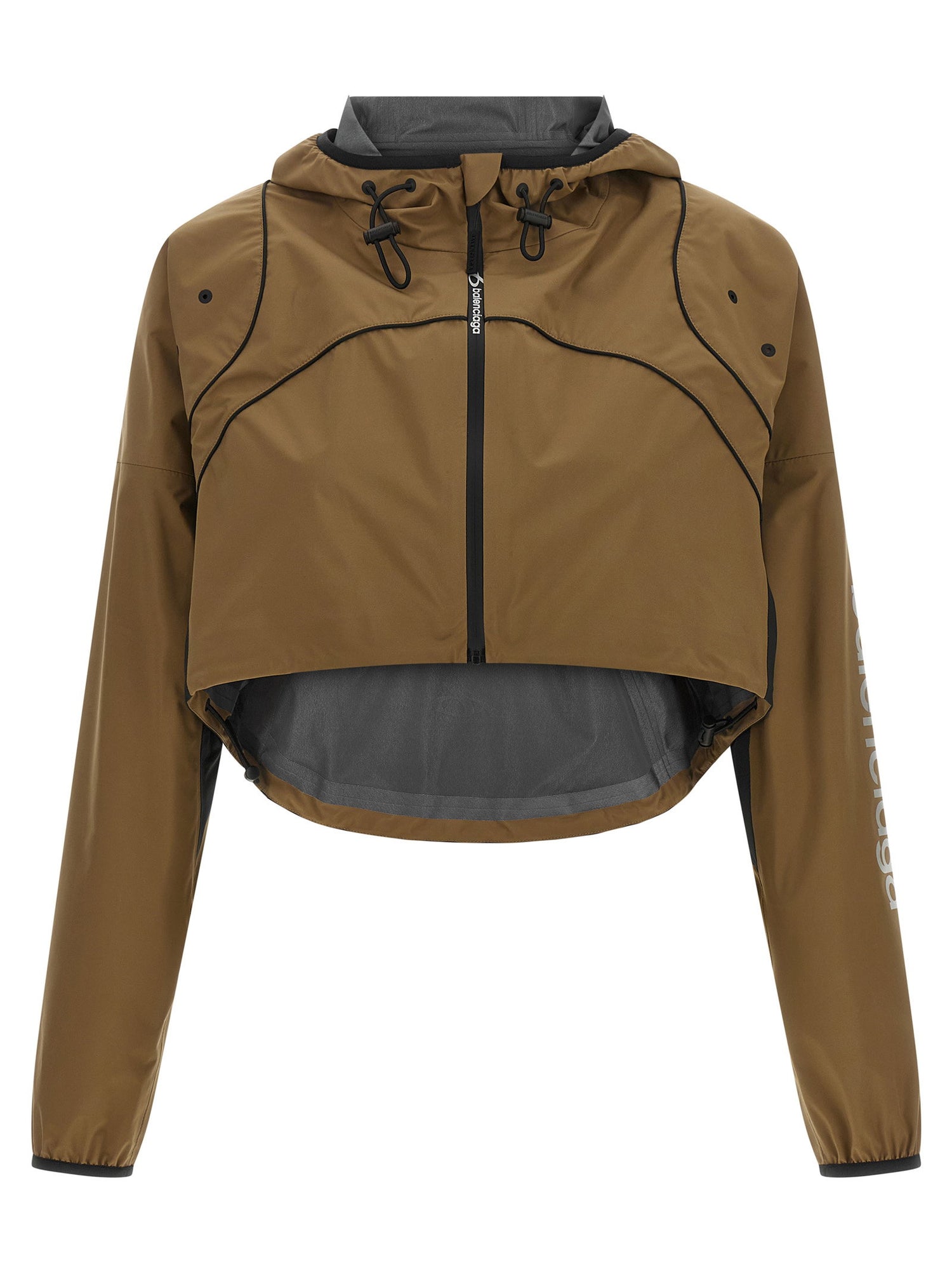 Balenciaga Techwear Hoodie Brown