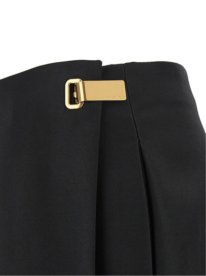 Balenciaga Wallet Skort Black  