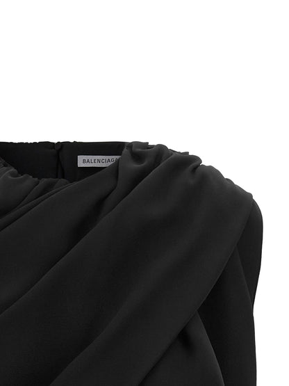 Balenciaga Mantella Top Black  