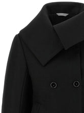 Balenciaga Asymmetrical Neck Caban Black