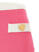 Moschino Heart Buttons Skirt Pink