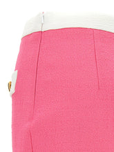 Moschino Heart Buttons Skirt Pink