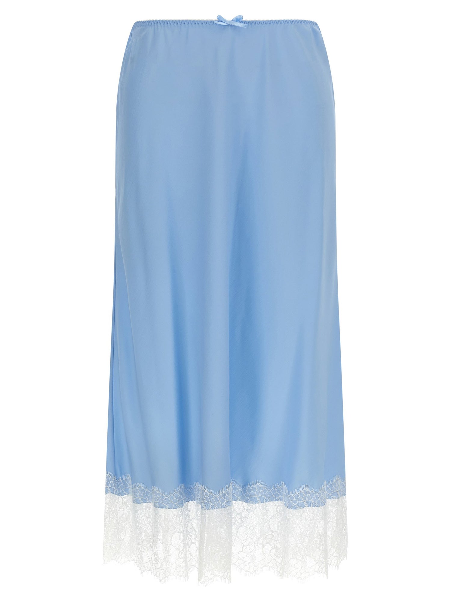 Moschino Lace Skirt Light blue
