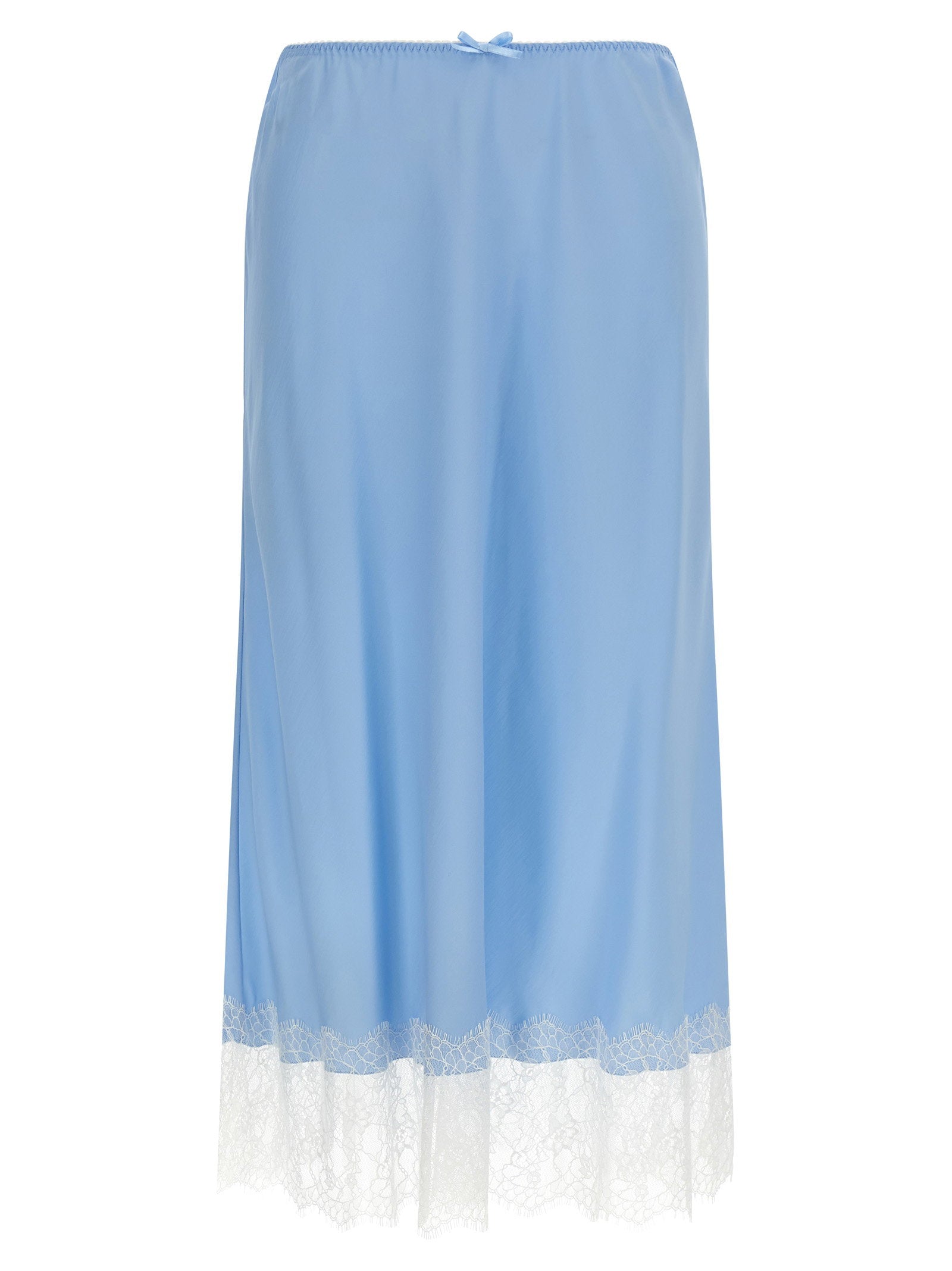 Moschino Lace Skirt Light blue