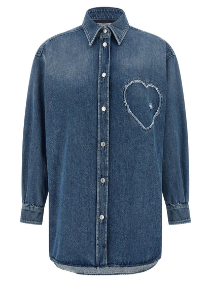 Moschino Heart Shirt Blue