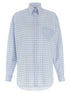 Moschino Heart Vichy Shirt Light blue