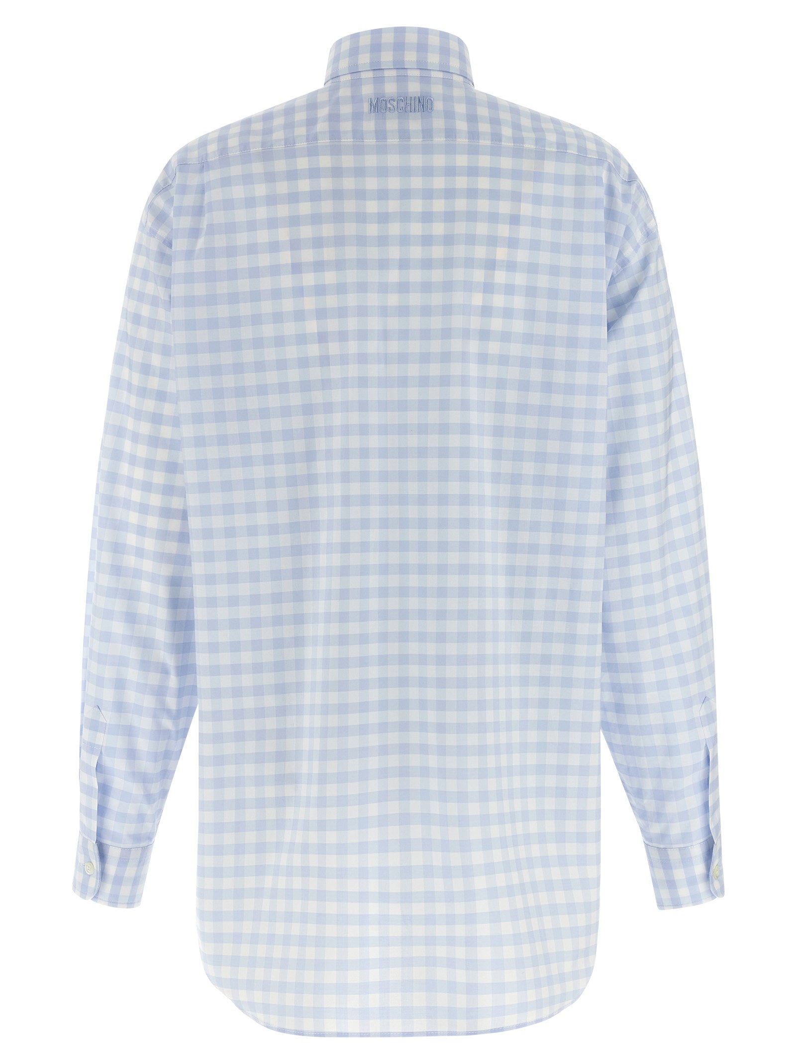 Moschino Heart Vichy Shirt Light blue