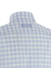 Moschino Heart Vichy Shirt Light blue