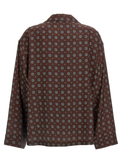 Moschino Patterned Shirt Brown