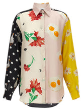 Moschino Patchwork Print Shirt Multicolor
