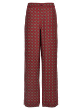 Moschino Patterned Pants Bordeaux