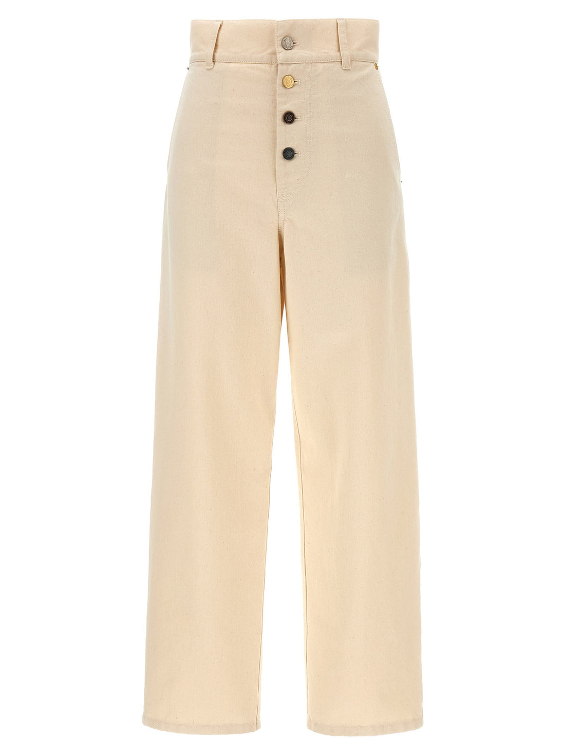 Moschino Cotton Trousers Beige
