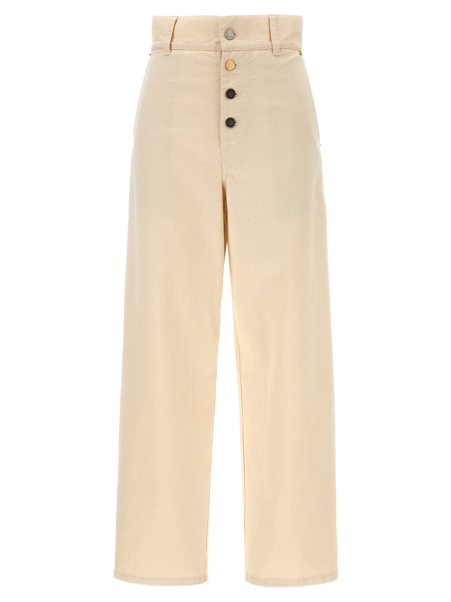 Moschino Cotton Trousers Beige