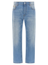Moschino Straight Leg Jeans Light blue