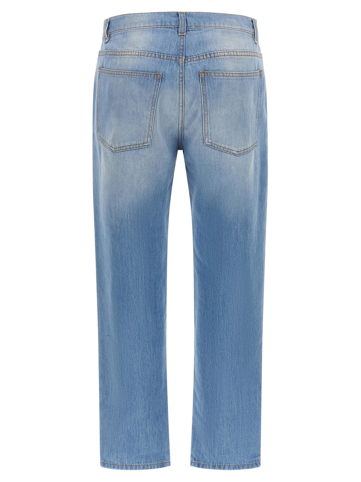 Moschino Straight Leg Jeans Light blue