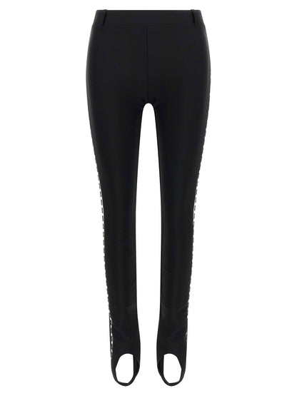 Moschino Leggings White/black